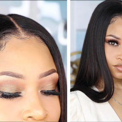Installing lace front wig